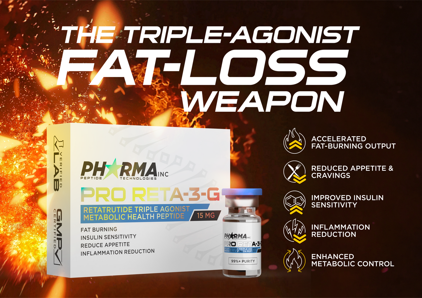 Pro RETA-3-G Retatrutide 15mg