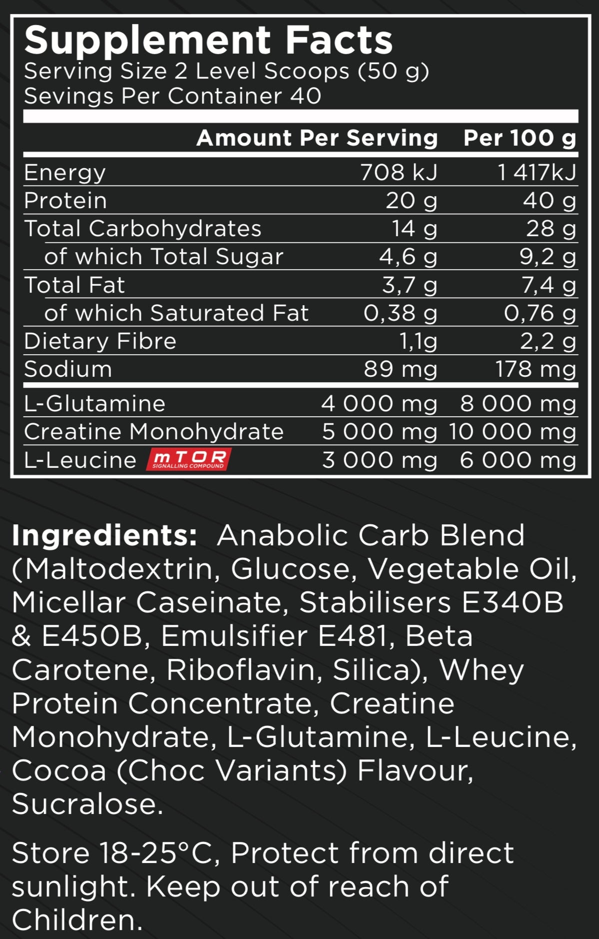 Pro Metheus Post-Workout 1kg