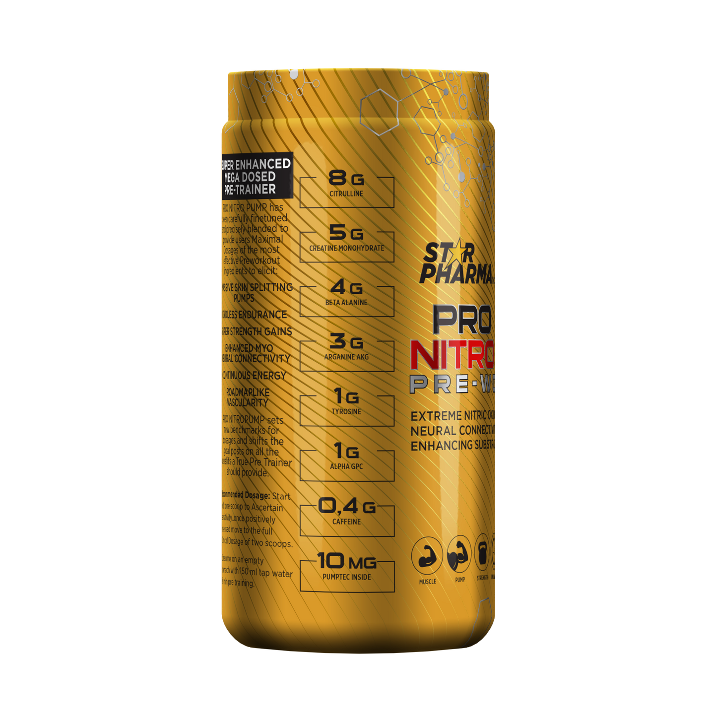 Pro NITRO PUMP Pre-Workout 500g